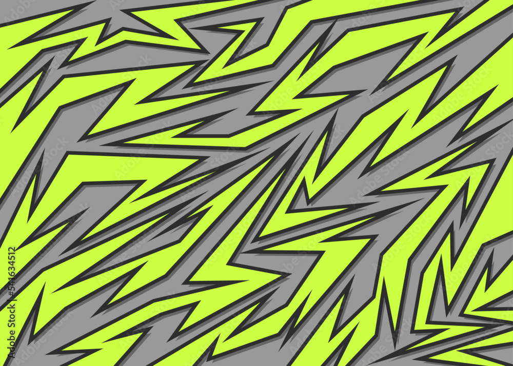 Poster abstract background with green various geometric sharp and arrow pattern. seamless sharp and arrow p