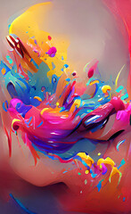 abstract color watercolor background