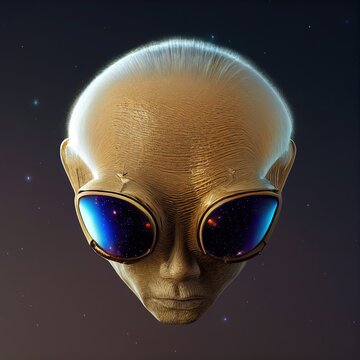 Extraterrestrial, Alien, Background, Abstract, Face, Human, Man, Head, Pattern, 3d Rendering, 3d Illustration, Glow, Science, Wave, Thinking, Technology, Three Dimensional, Education, Mind, Shiny, Geo