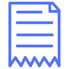 Obraz premium letter survey ticket line icon