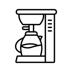 Coffee maker icon. sign for mobile concept and web design. vector illustration