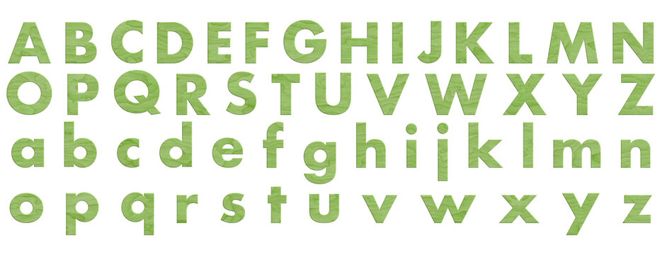 Wooden Alphabet