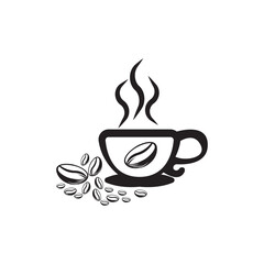 Coffee cup Logo Template vector icon