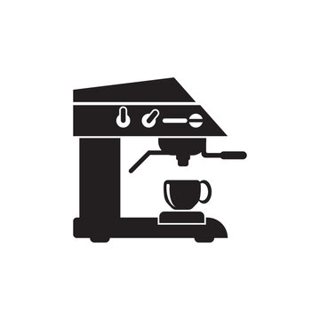 recommend clip art: coffee maker icon vector illustration logo