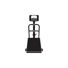 weighing vector icon illustration template