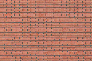 Red brick wall background, outdoor lighting
