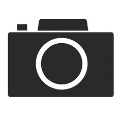 photo icon, camera sign, simple camera icon