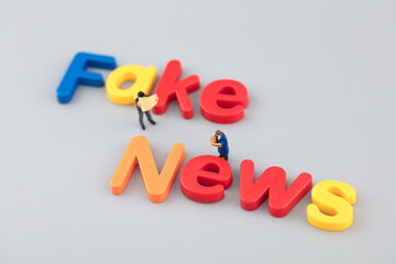 The acquisition of fake news in miniature