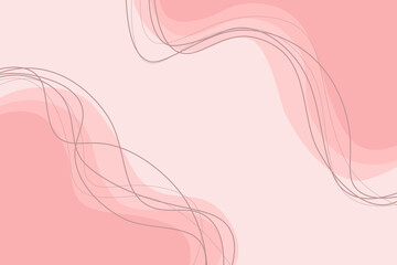 pastel pink background with lines and free space for text