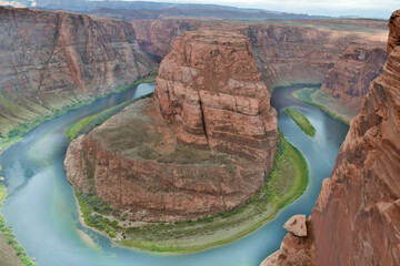The horseshoe bend in Arizona