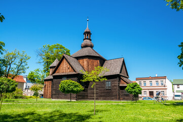 Church of St. Fabian and St. Sebastian. Krotoszyn, Greater Poland Voivodeship, Poland.