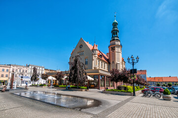 Neo-Renaissance Town Hall. Krotoszyn, Greater Poland Voivodeship, Poland.