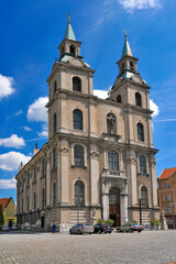 Fototapeta na wymiar Church of the Holy Cross, Brzeg, Opole Voivodeship, Poland