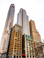 Fototapeta na wymiar Financial District, NYC