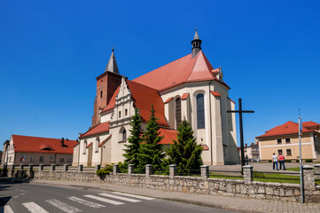 Fototapeta na wymiar Church of St. John the Baptist. Krotoszyn, Greater Poland Voivodeship, Poland.