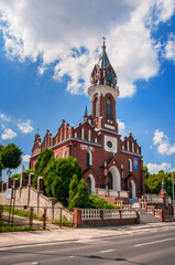 Fototapeta na wymiar Church of St. Gotthard. Kalisz, Greater Poland Voivodeship, Poland.