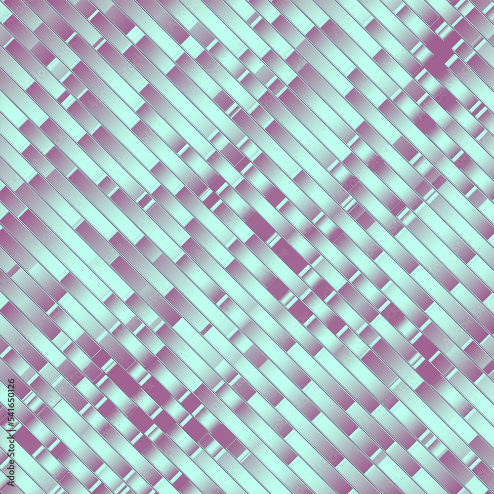 Fototapete trendy wavy pattern of colored stripes with neon colored gradient. artistic background. 3d rendering