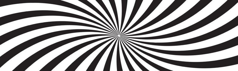 abstract black and white background, black and white swirl, hypnotic swirl lines with white background.