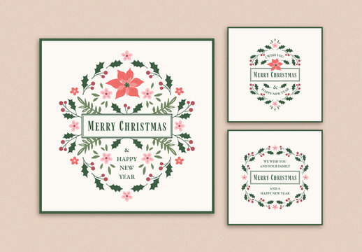 Christmas Social Media Post Layouts