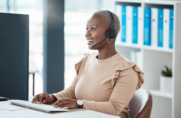 Customer service in Chicago, CRM or call center black woman employee customer support, contact us...