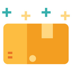 Fototapeta premium shipping flat icon style