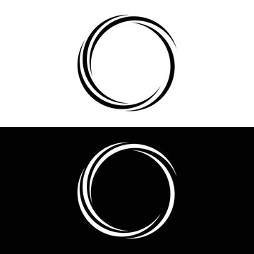 Circle vector logo template design 