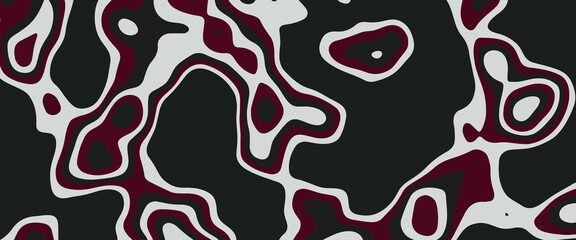 Abstract realistic paper cut decoration textured with wavy layers. Colorful papercut and multi-layer cutout geometric pattern. Paper cut shapes layout for business presentations, flyers, posters 