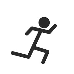 running man silhouette