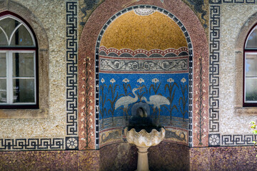 Beautiful landmark details from Quinta da Regaleira in Sintra