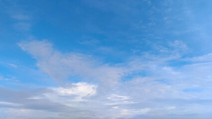 Fototapeta premium Blue sky and clouds with copy space
