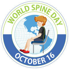 World Spine Day Banner Design