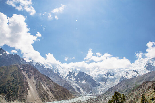 Glacier Fairy Meadows Nanga Parbat Mountains View
