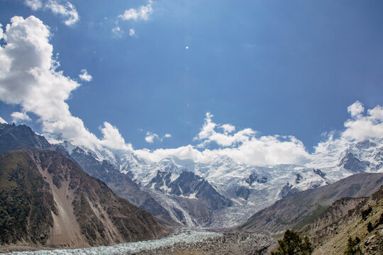 Glacier Fairy Meadows Nanga Parbat Mountains View