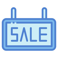 sale two tone icon style