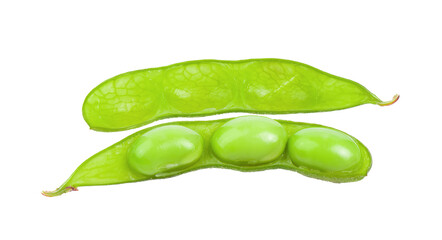 green soybeans on transparent png