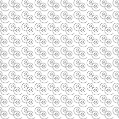 Geometric seamless pattern black and white background design