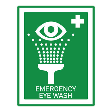 Emergency Eye Wash Sign