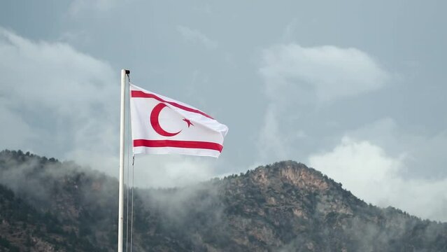 Turkish Republic of Northern Cyprus Flag