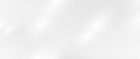 white abstract technology background vector illustration