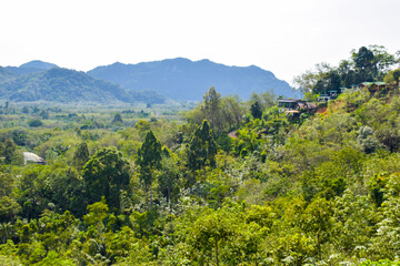 resorts and mountain  in southern Thailand