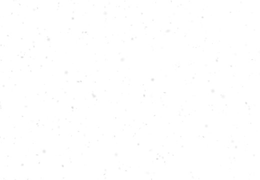 3d rendering of snowfall against blank white background. Seasonal winter theme illustration, falling snow