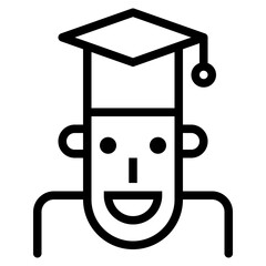 student line icon style