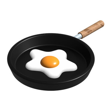 egg,Fried egg in a pan