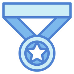 medal two tone icon style