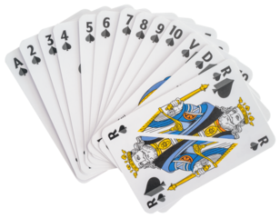 cartes à jouer pique