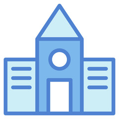 school two tone icon style