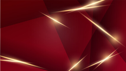 abstract vector luxury red and gold background modern creative concept