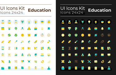 UI-icons Education flat color icon vector
