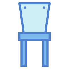 dining chair two tone icon style