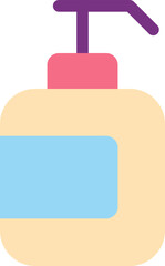 Fototapeta premium UI icons Medicine flat color vector